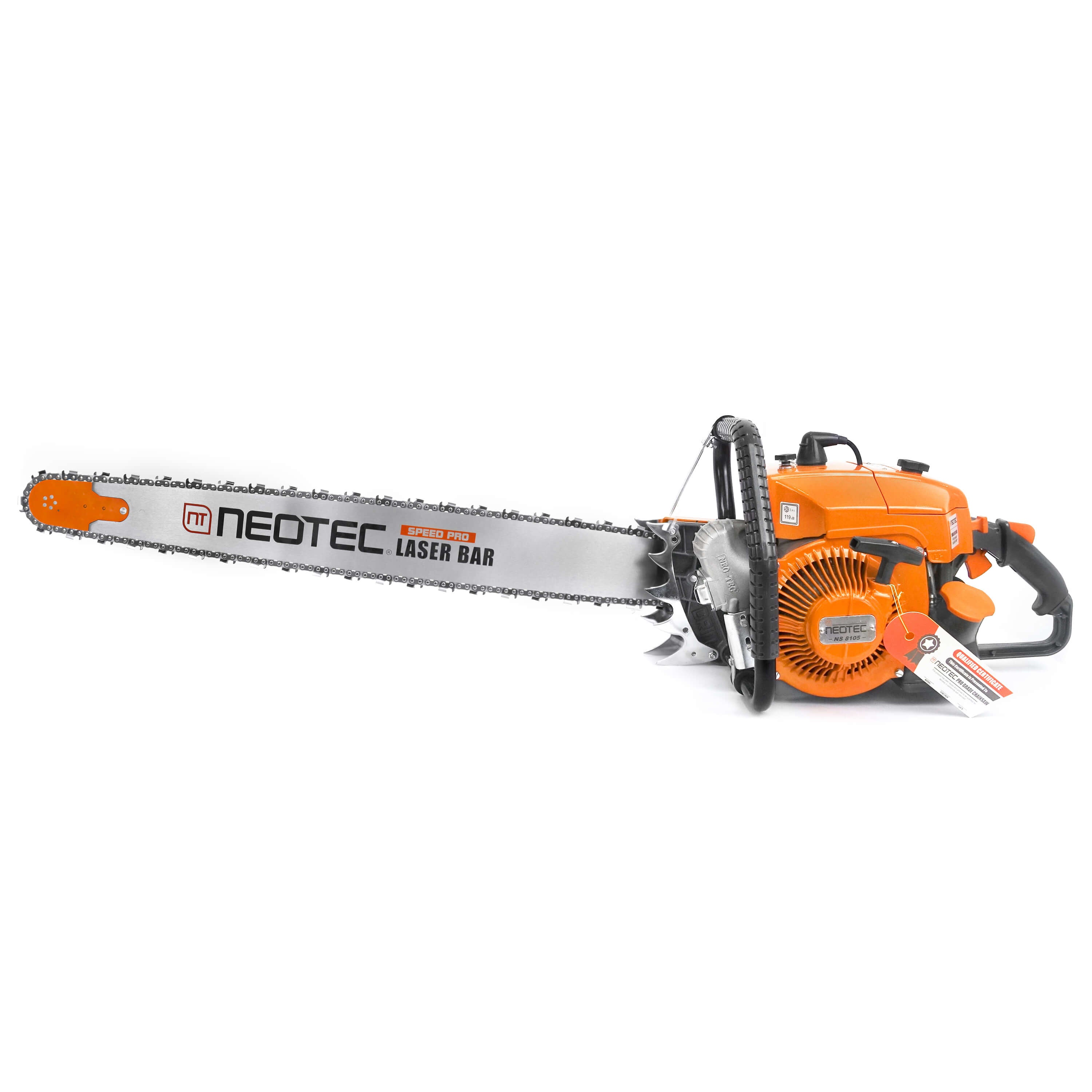 NEOTEC Gas Chainsaw NS8105 105cc logging chainsaw with anti-vibration handle