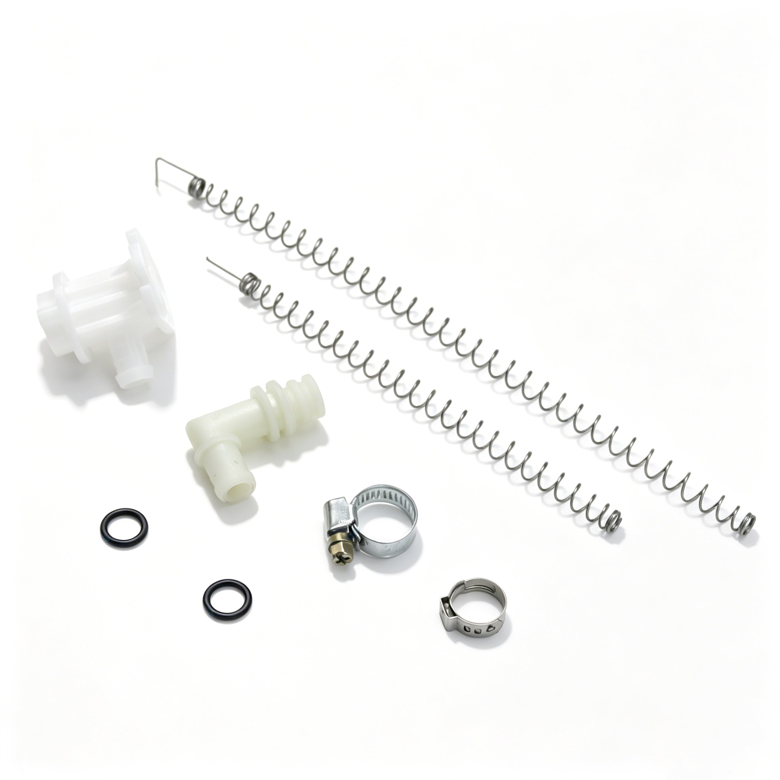 Retractable Garden Hose Reel Replacement Inlet & Outlet Repair Fittings, Fits 1/2" Hose G401240 G501250