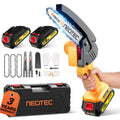 Mini Chainsaw Cordless 6-inch, NEOTEC Handheld Electric Chainsaw