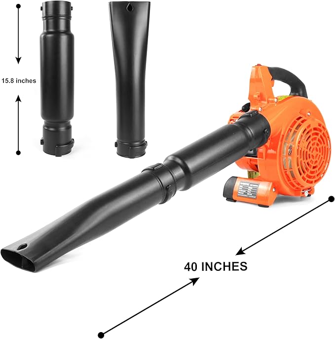 NEO-TEC 25.4CC Gas Handheld Leaf Blower 150 MPH 360 CFM 2-Stroke Portable Yard Cleaner for Patio & Lawn Care NTEB260