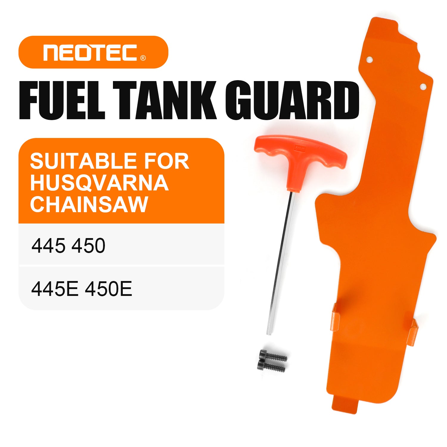 Fuel Tank Guard Skid Protection Plate fit for Husqvarna 445 450 445E 450E