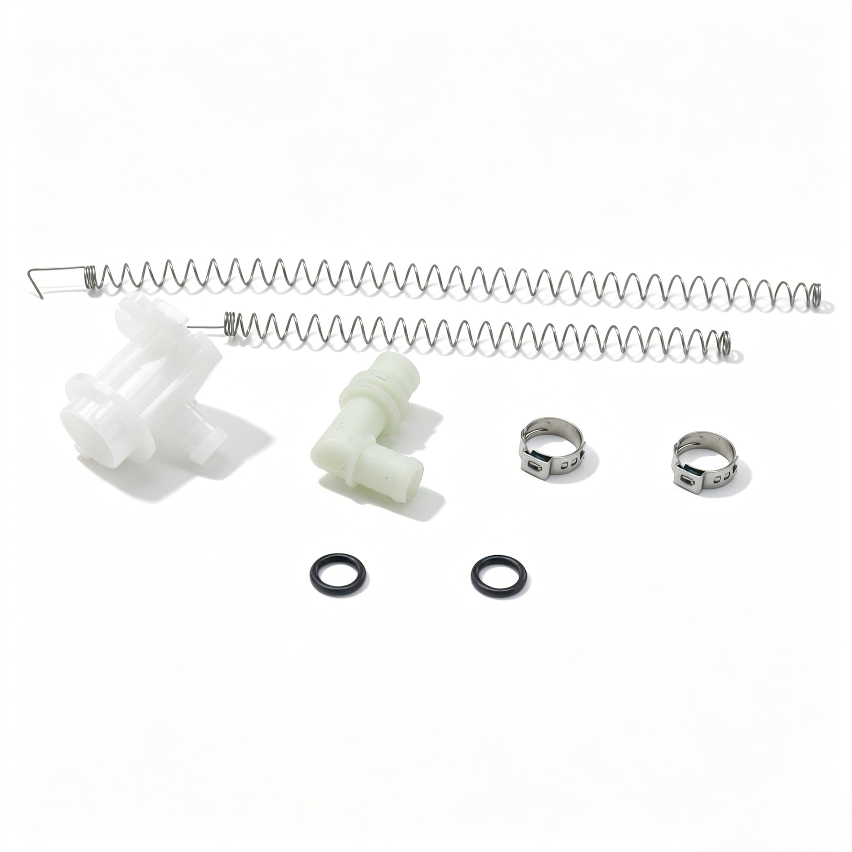 Replacement Inlet & Outlet Repair Fittings, Fits for 1/2" Hoses G30A1230 G251225T G251225 G201220 Garden Hose Reel