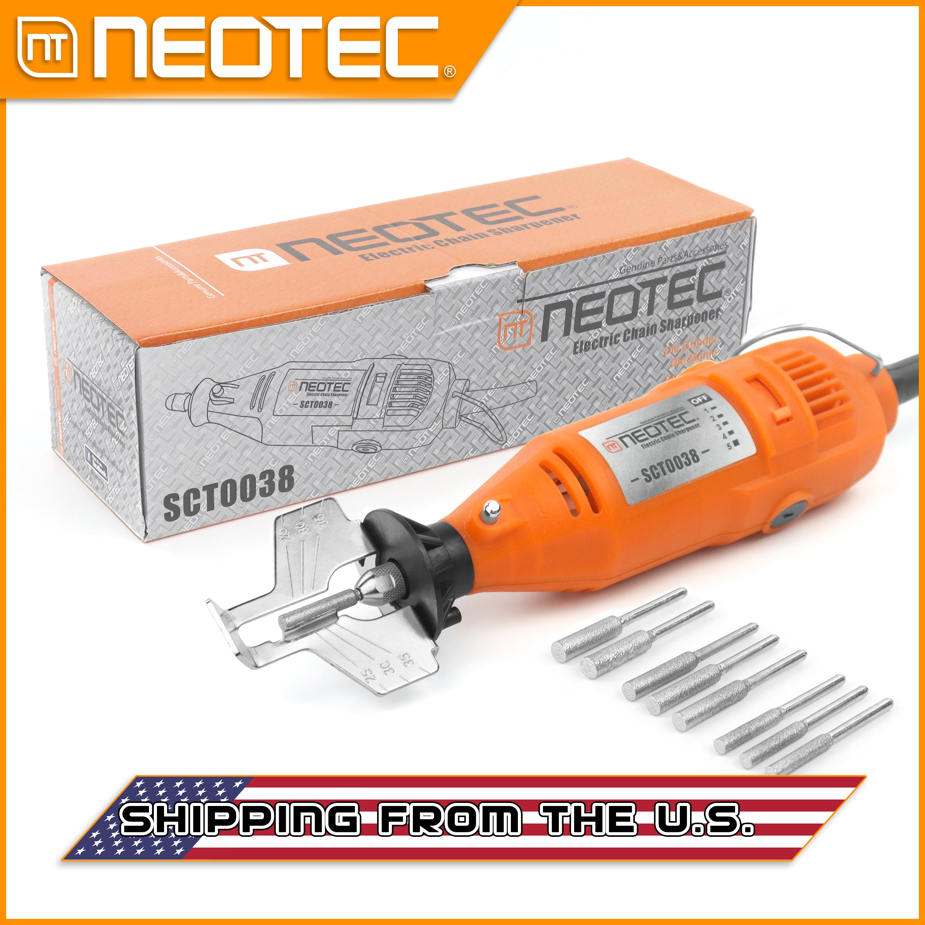 NEO-TEC 180W Electric Chainsaw Sharpener Kit chainsaw chain sharpener