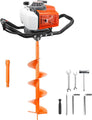 ET720 72CC 2-Stroke Gas Powered Earth Auger Post Fence Hole Digger Powerhead, Petrol Drill Borer for Garden & Lawn