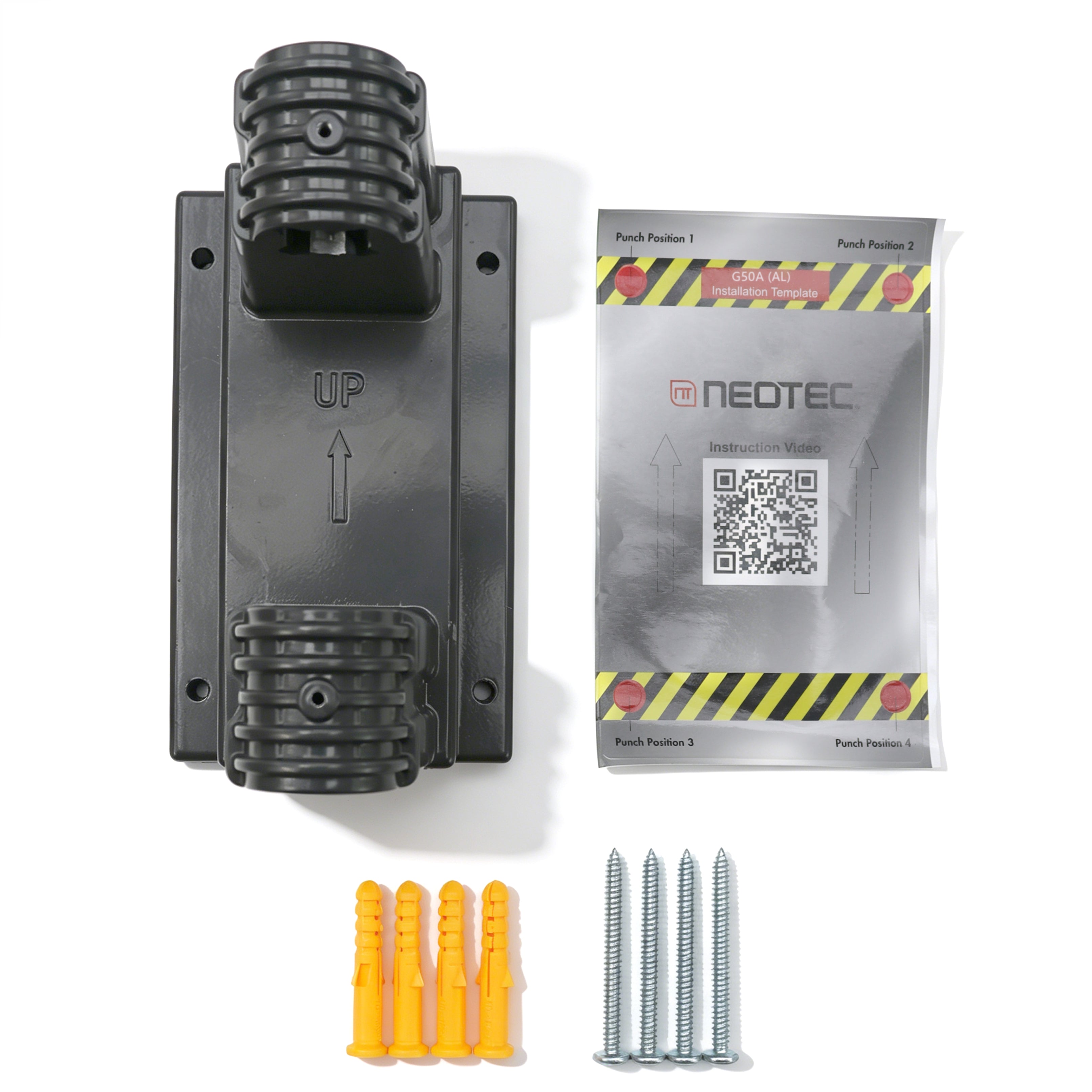 NEOTEC Outdoor Heavy Duty Aluminum Wall-Mounted Bracket for G50 Series 155ft 115ft Hose Reel Wall Bracket
