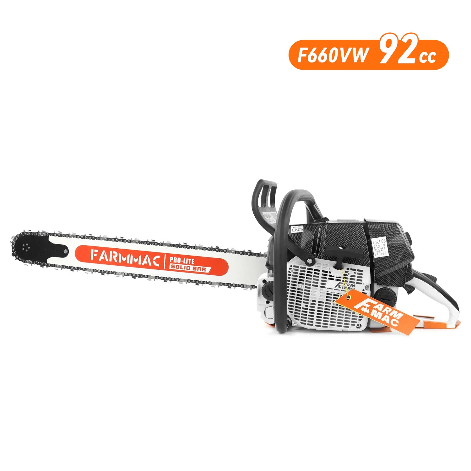 FARMMAC Gas Chainsaw F660VW best 92cc gas chainsaw for farm fencing