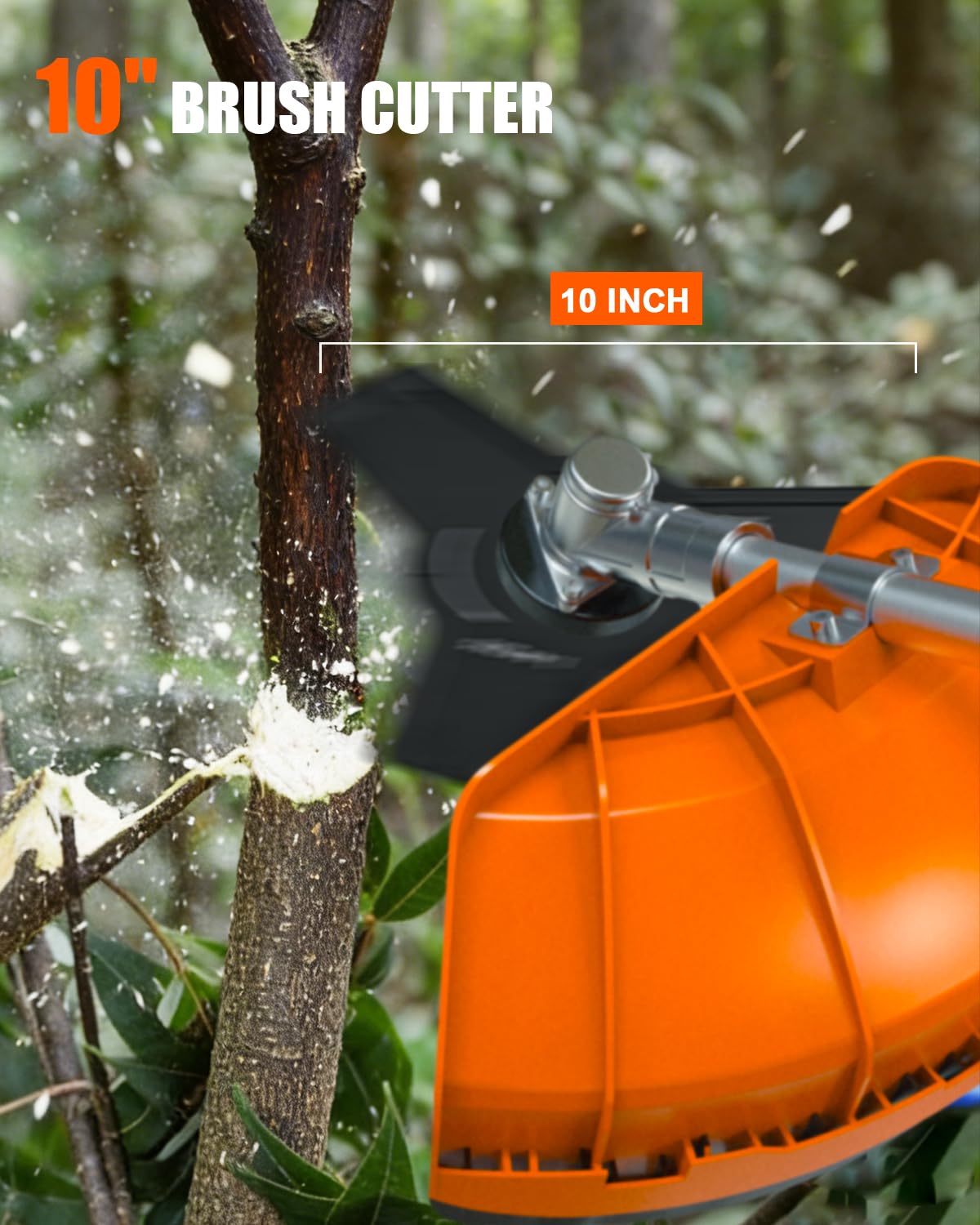 NEO-TEC Gas-Weed-Wacker, 52CC Weed Eater Gas Powered, 2-Cycle Gas String Trimmers for Weeds and Grass BC520-2NT
