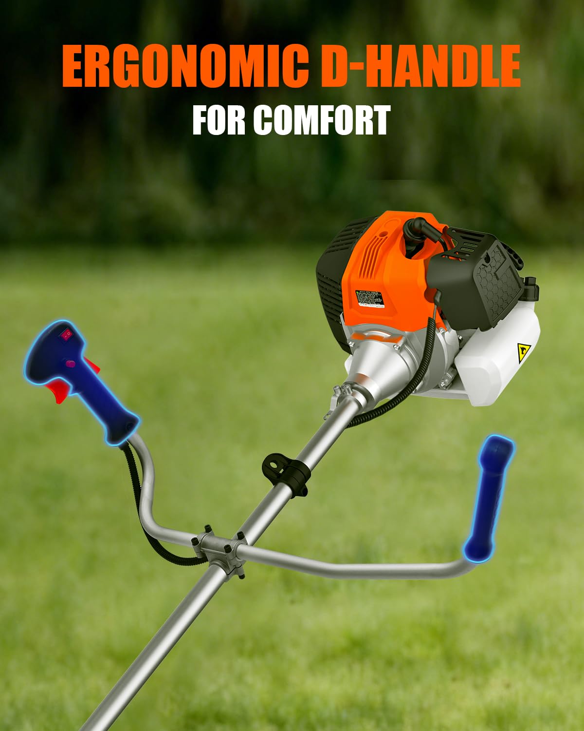 NEO-TEC Gas-Weed-Wacker, 52CC Weed Eater Gas Powered, 2-Cycle Gas String Trimmers for Weeds and Grass