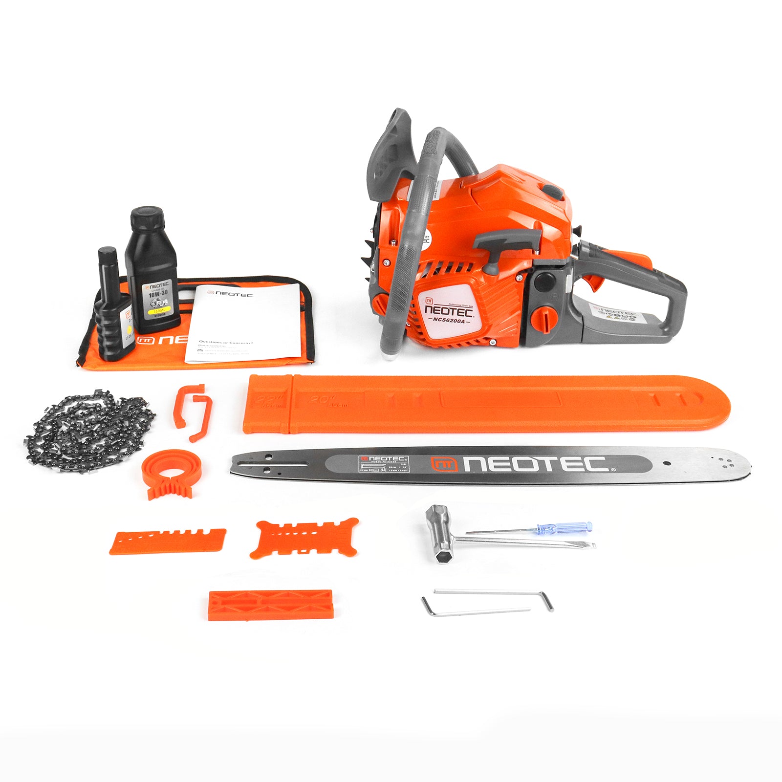 NEO-TEC Gas Chainsaw NCS6200A 62cc chainsaw for portable sawmill setup