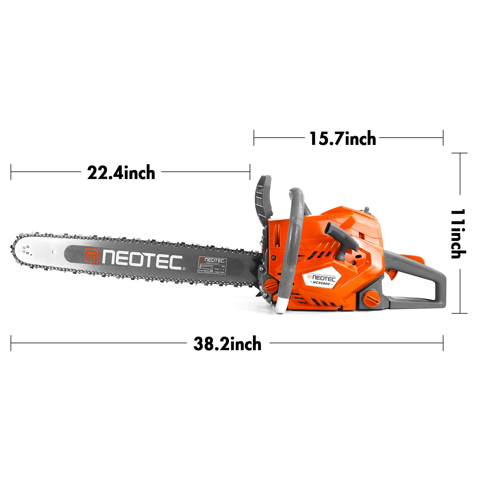 NEO-TEC Gas Chainsaw NCS6800 68cc chainsaw torque specs comparison