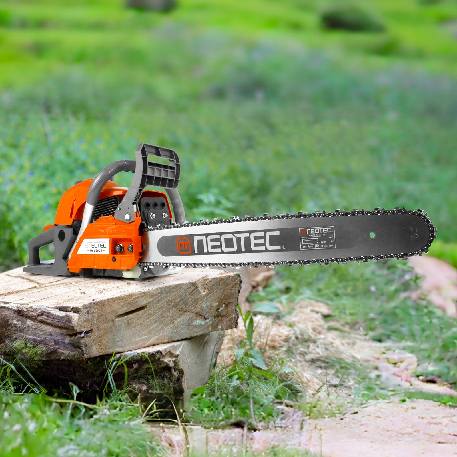 NEO-TEC Gas Chainsaw NCS6800 used 68cc gas chainsaw for sale near me