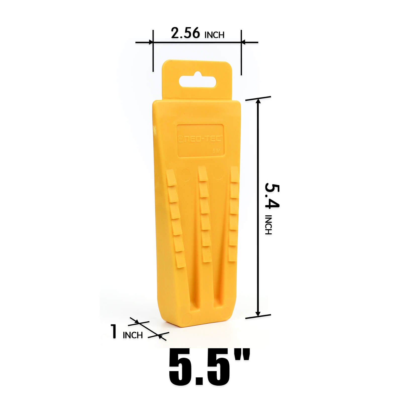 NEO-TEC 6 Pack Tree Felling Wedges with Spikes for Safe Tree Cutting 5.5"