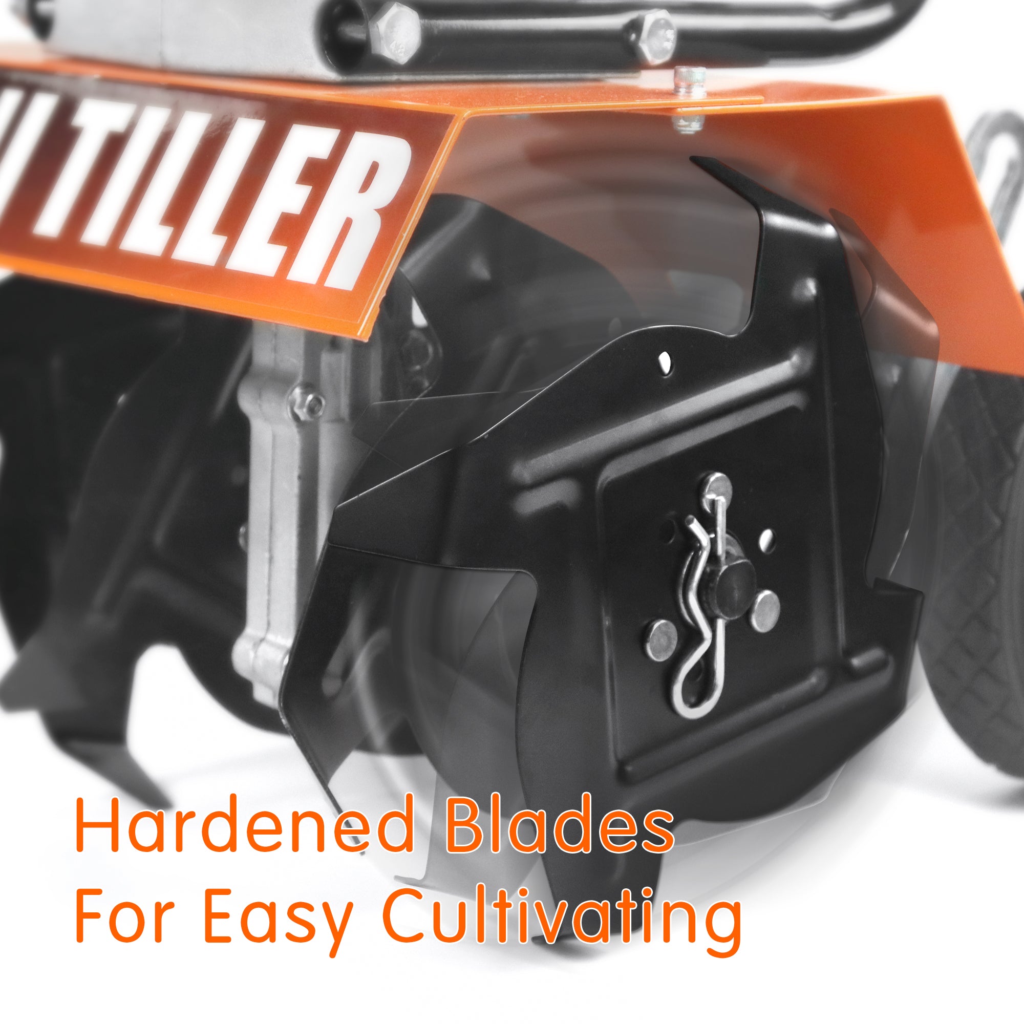 NEOTEC MT520 Mini Tiller Cultivator, 52cc 2 Stroke Gas Powered 4 Premium Steel Adjustable Forward Rotating Tines,Hardened Blades
For Easy Cultivating