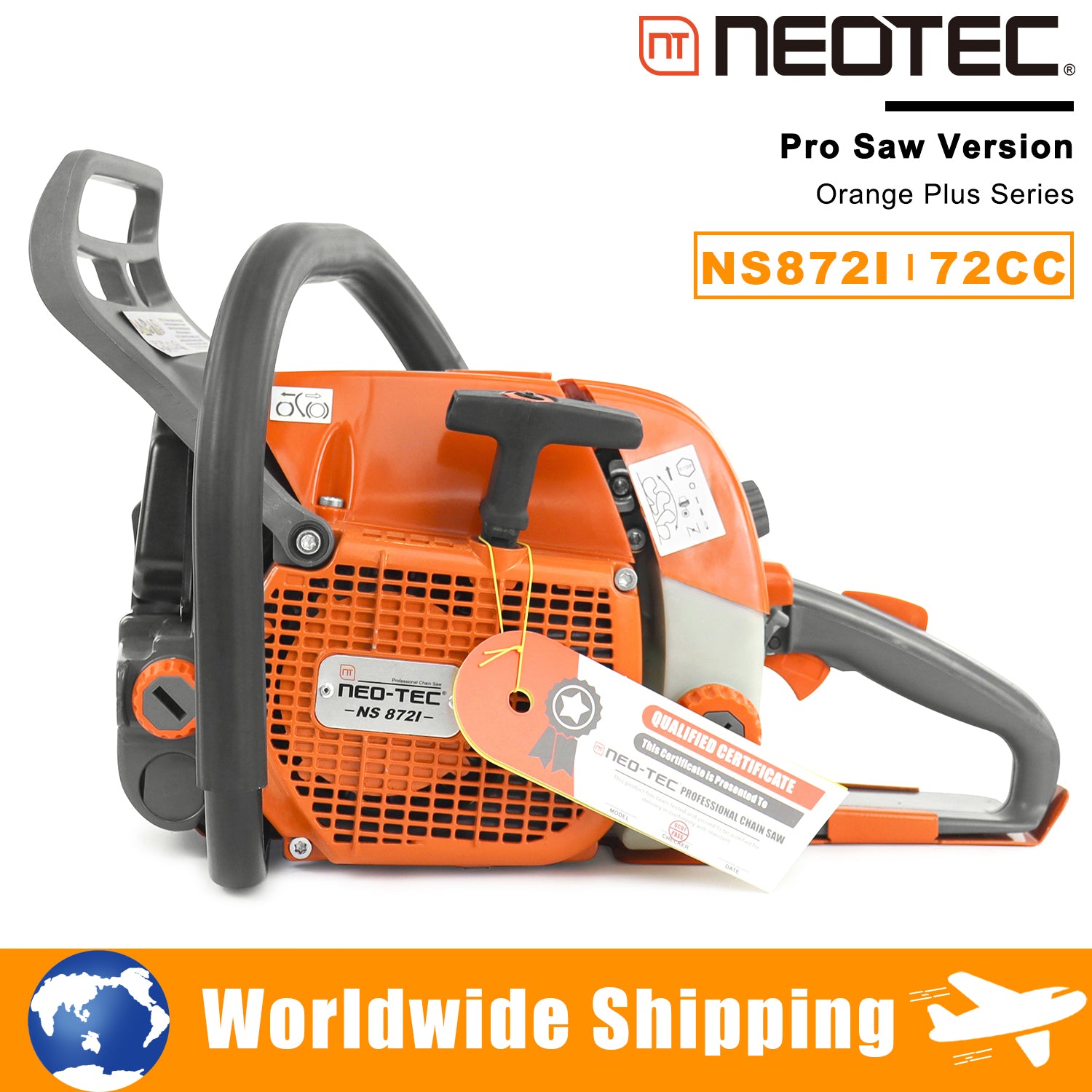 Neo-tec Chainsaw NS872i 70cc 72cc 24in 24 25 inch Best Chinese 