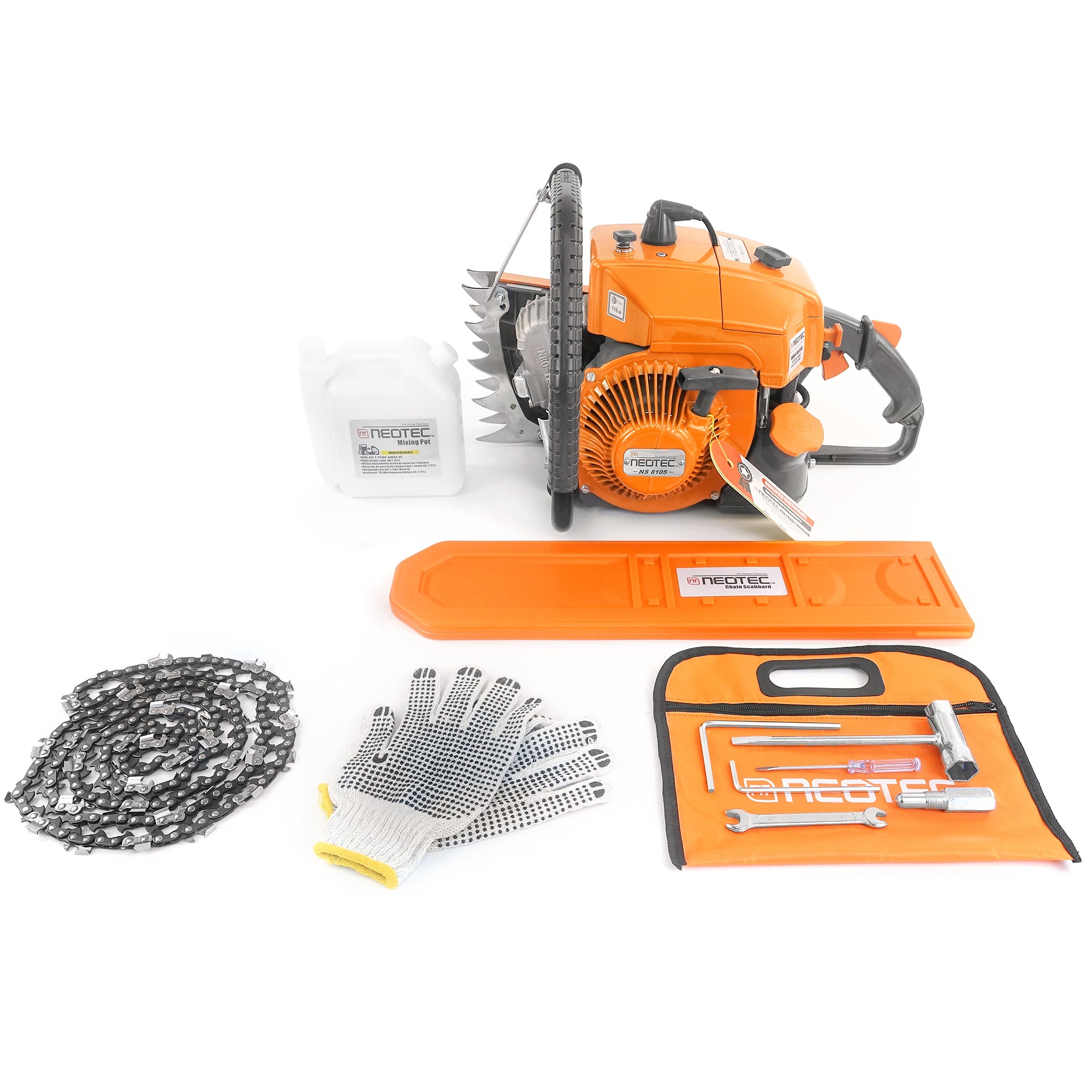 NEOTEC Gas Chainsaw NS8105 used 105cc gas chainsaw for sale near me