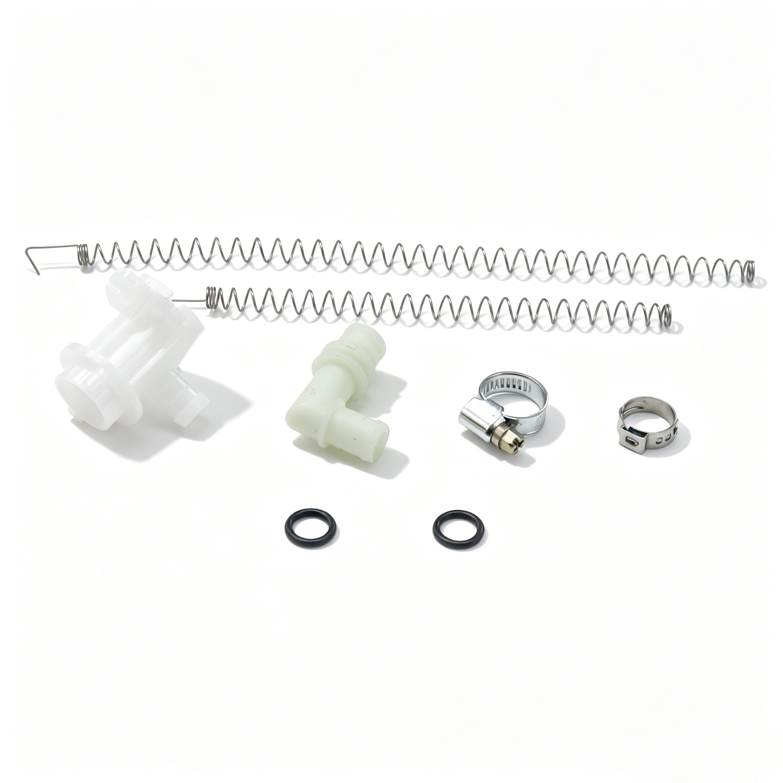 Retractable Garden Hose Reel Replacement Inlet & Outlet Repair Fittings, Fits 1/2" Hose G401240 G501250