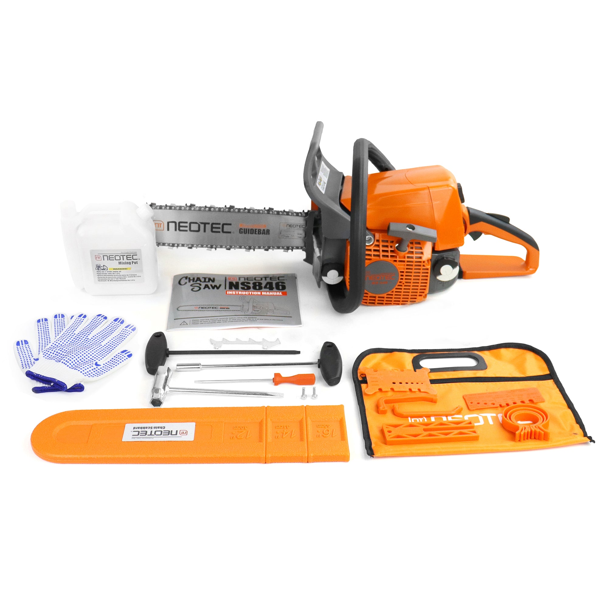 NEOTEC Gas Chainsaw NS846 attachments
