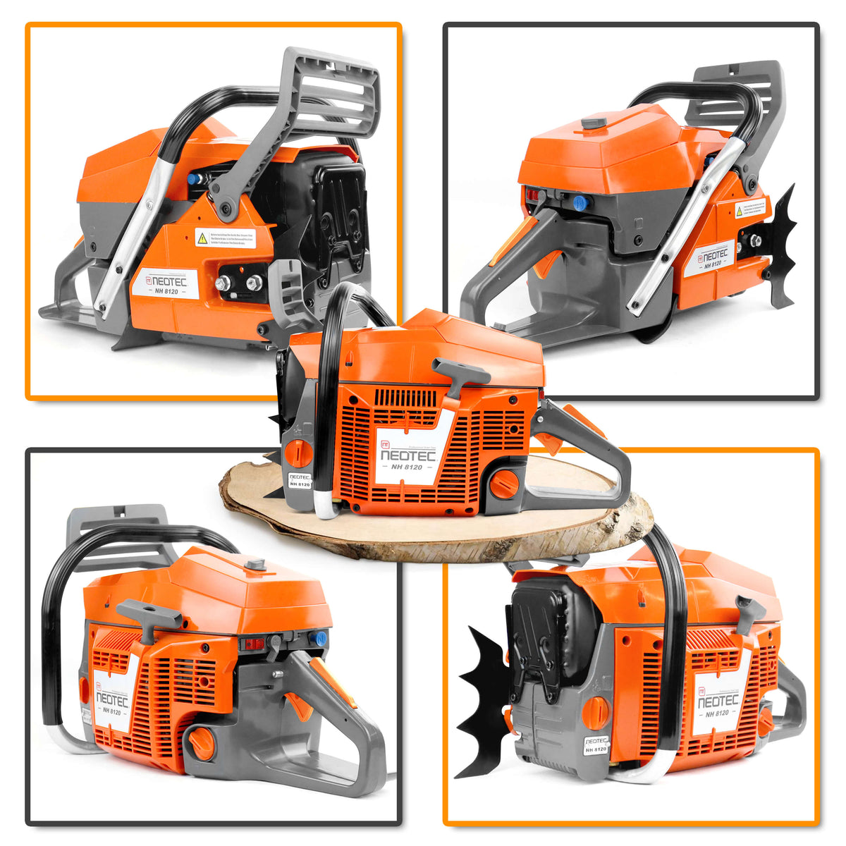 Neo-tec NH8120 120cc 28 36 42in Gas Chainsaw for Heavy-Duty Use