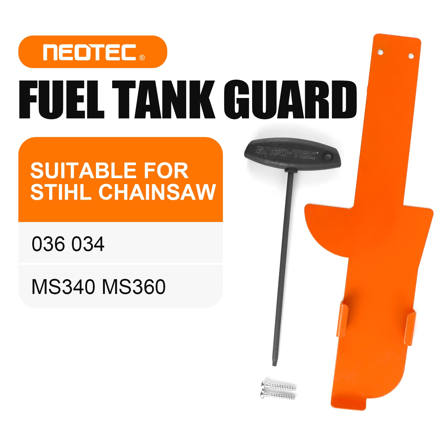 Fuel Tank Guard Skid Protection Plate fit for Stihl 036 034 MS340 MS360