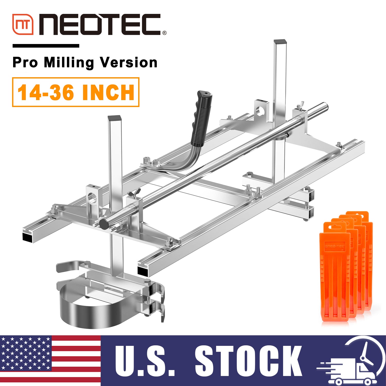 Portable Chainsaw Mill 36 Inches,Planking Milling Lumber For 14" 36