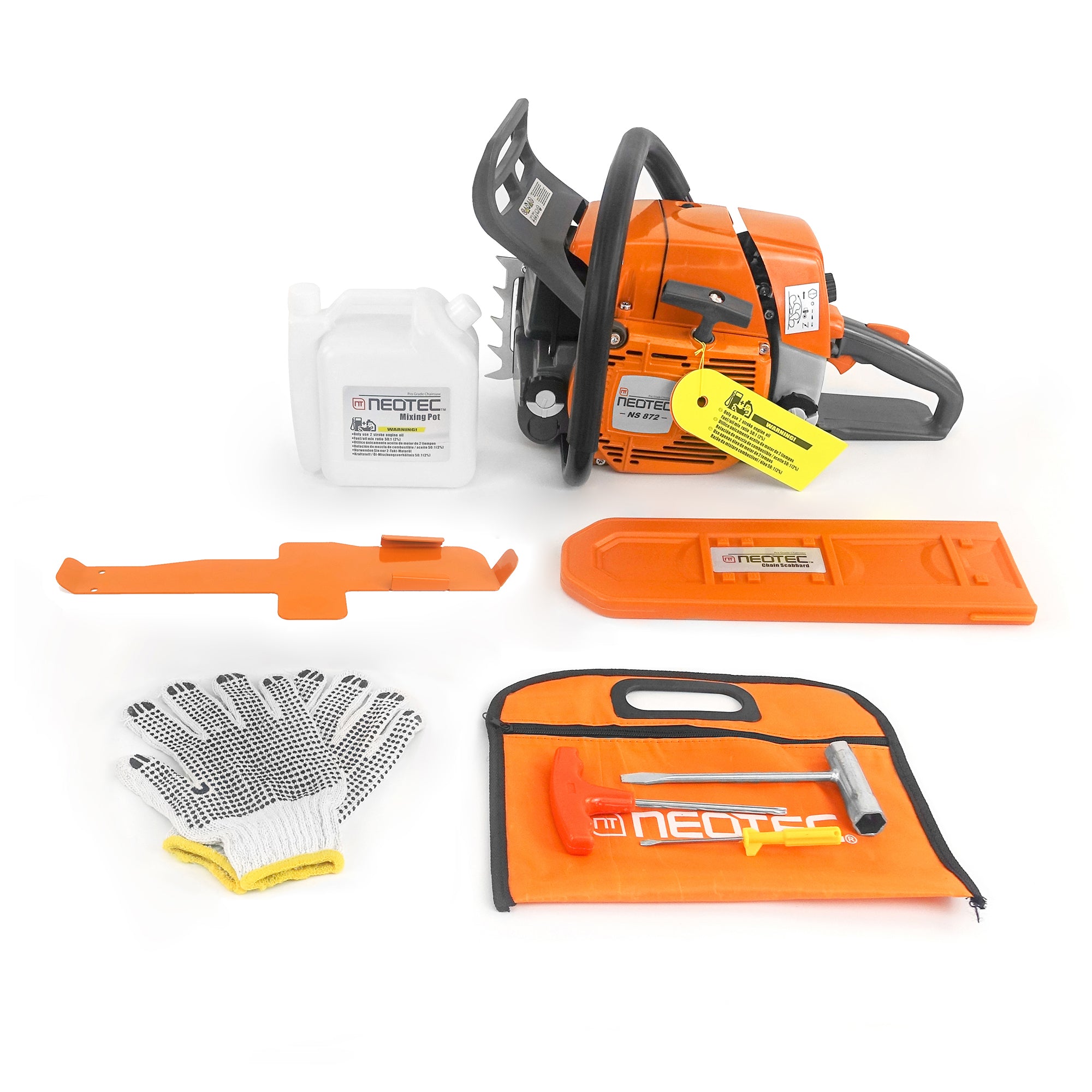 Neo-tec Chainsaw NS872 72 70cc 24in 28 25 24 inch Gas Chainsaw