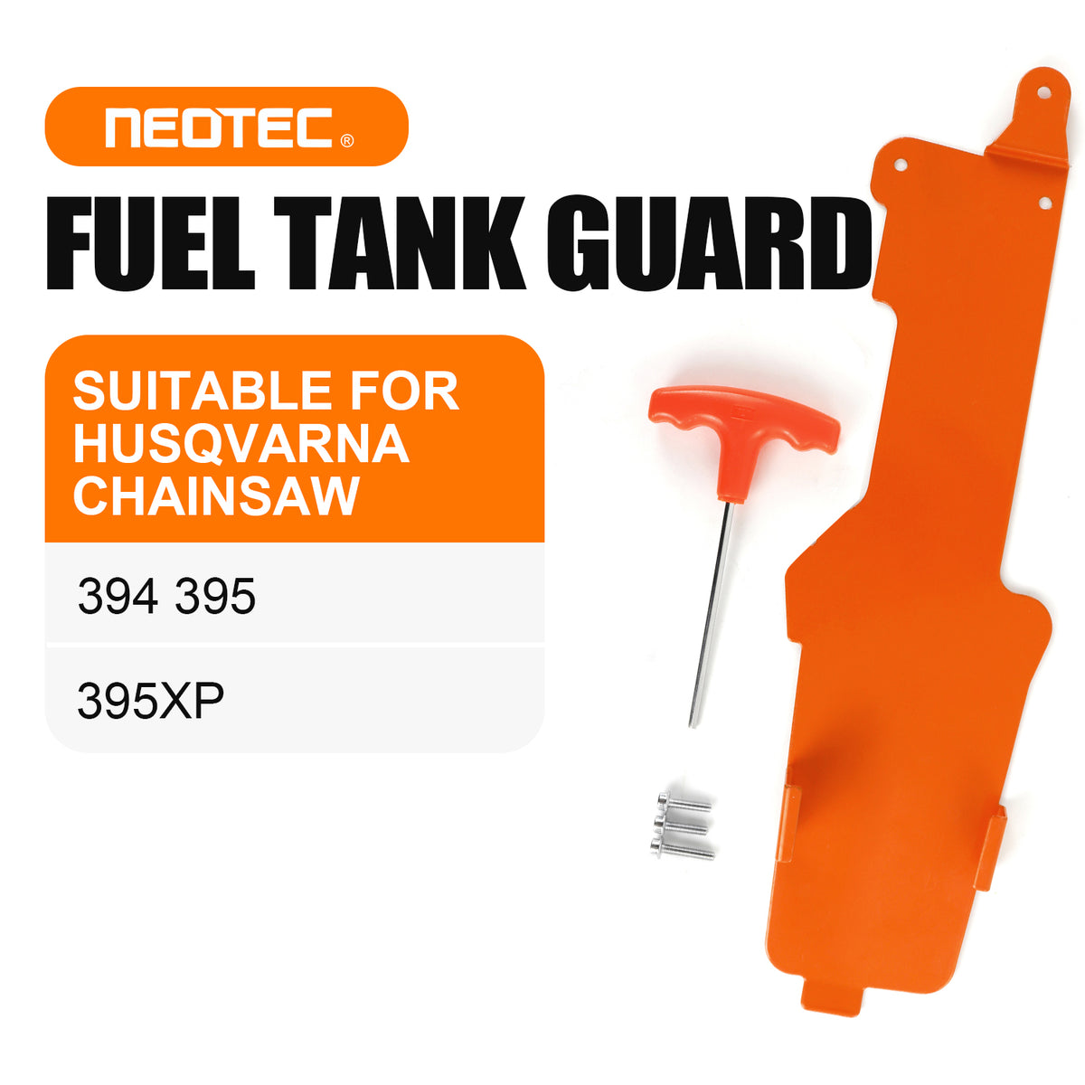 Fuel Tank Guard Skid Protection Plate fit for Husqvarna 394 395