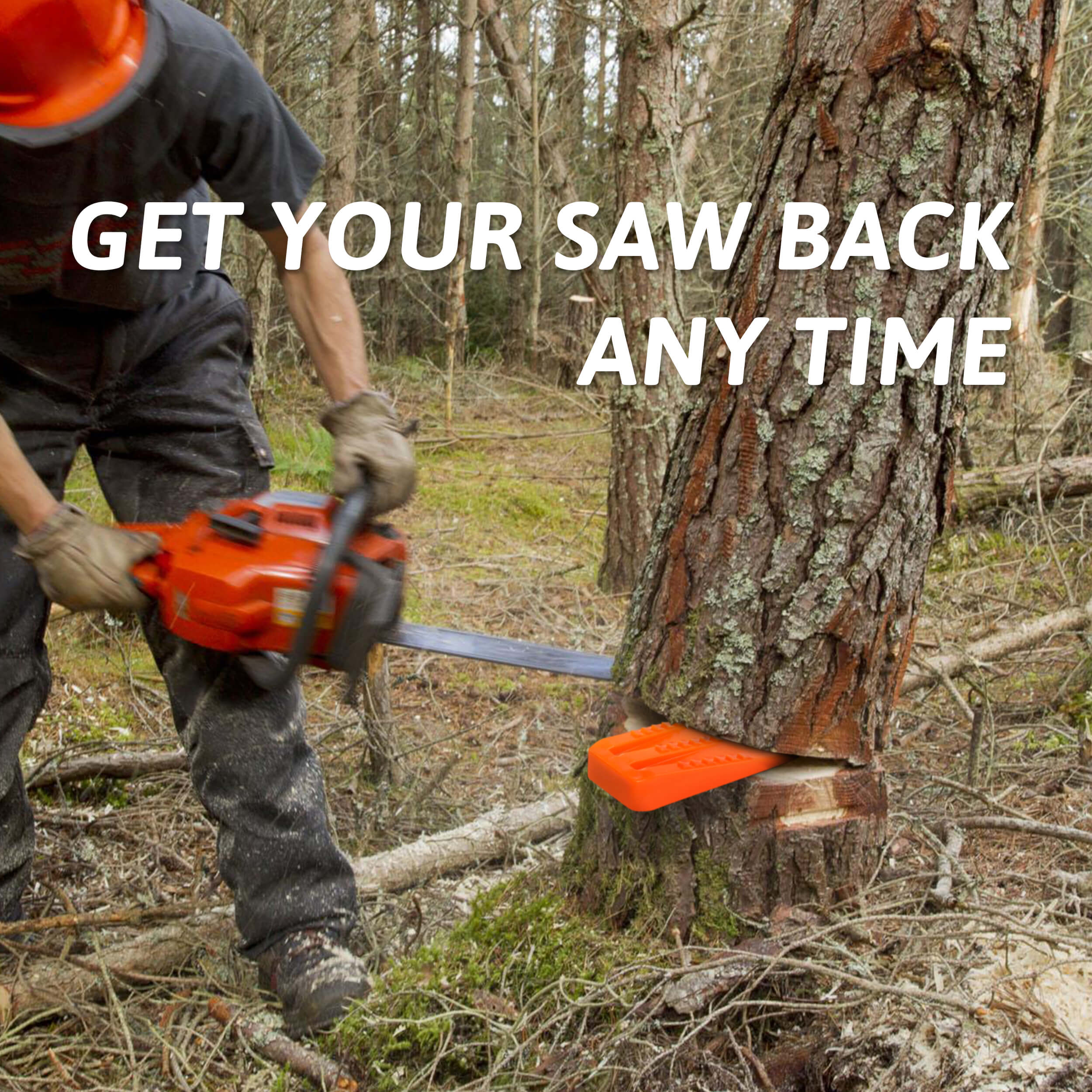 NEO-TEC 6 Pack Tree Felling Wedges with Spikes for Safe Tree Cutting 5.5"+8"+10"