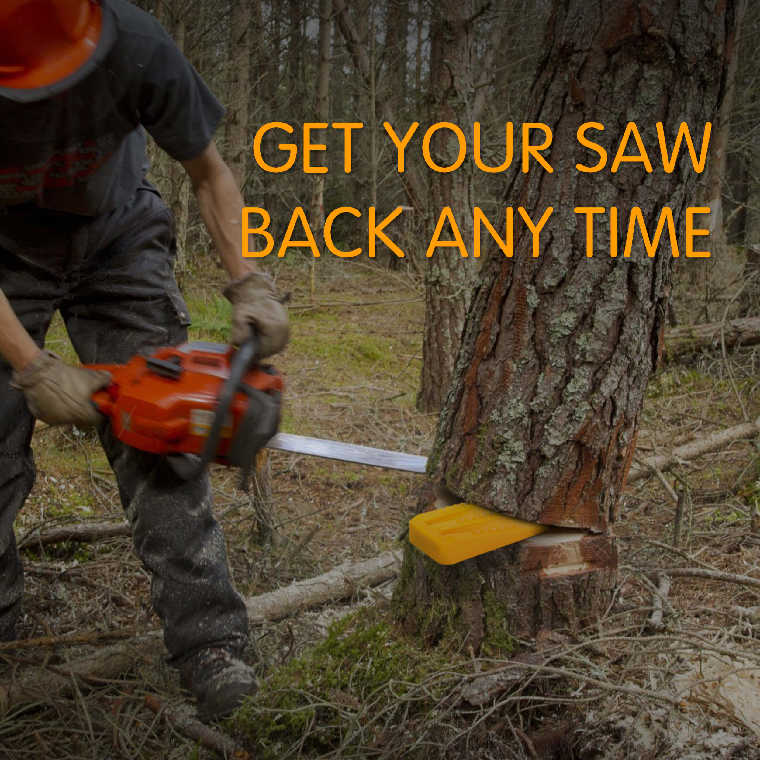 NEO-TEC 6 Pack Tree Felling Wedges with Spikes for Safe Tree Cutting 5.5"