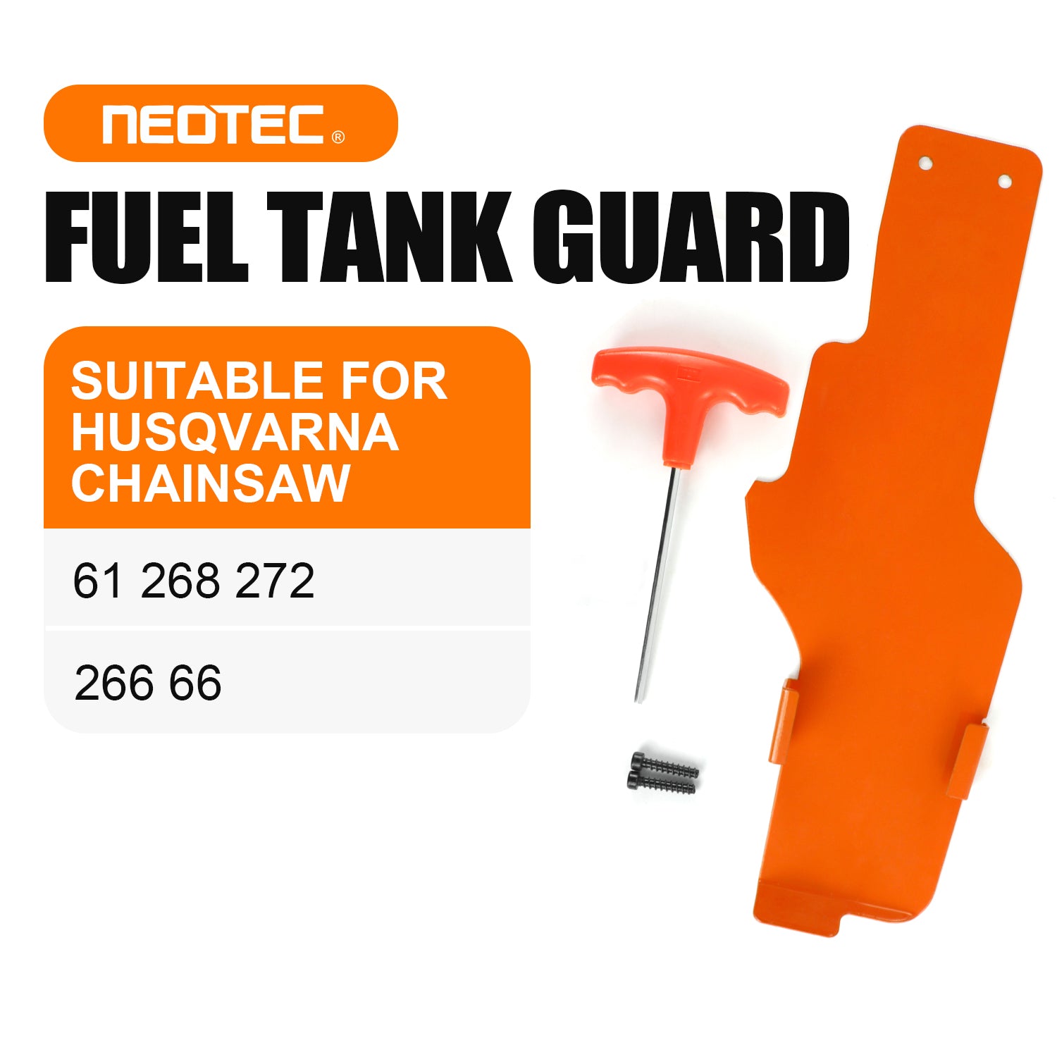 Fuel Tank Guard Skid Protection Plate fit for Husqvarna 272 268 266 61 66