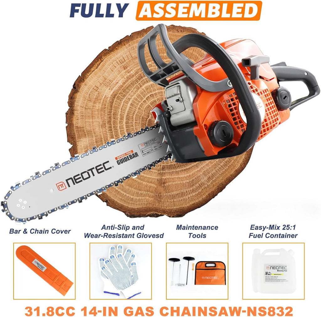 Neotec Ns832 Neotec NS832 32cc Portable Gas Chainsaw
