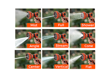 9-Mode Multifunctional Spray Nozzle