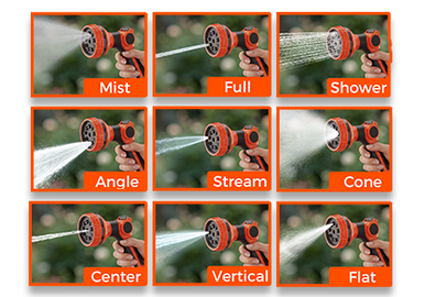 9-Mode Multifunctional Spray Nozzle