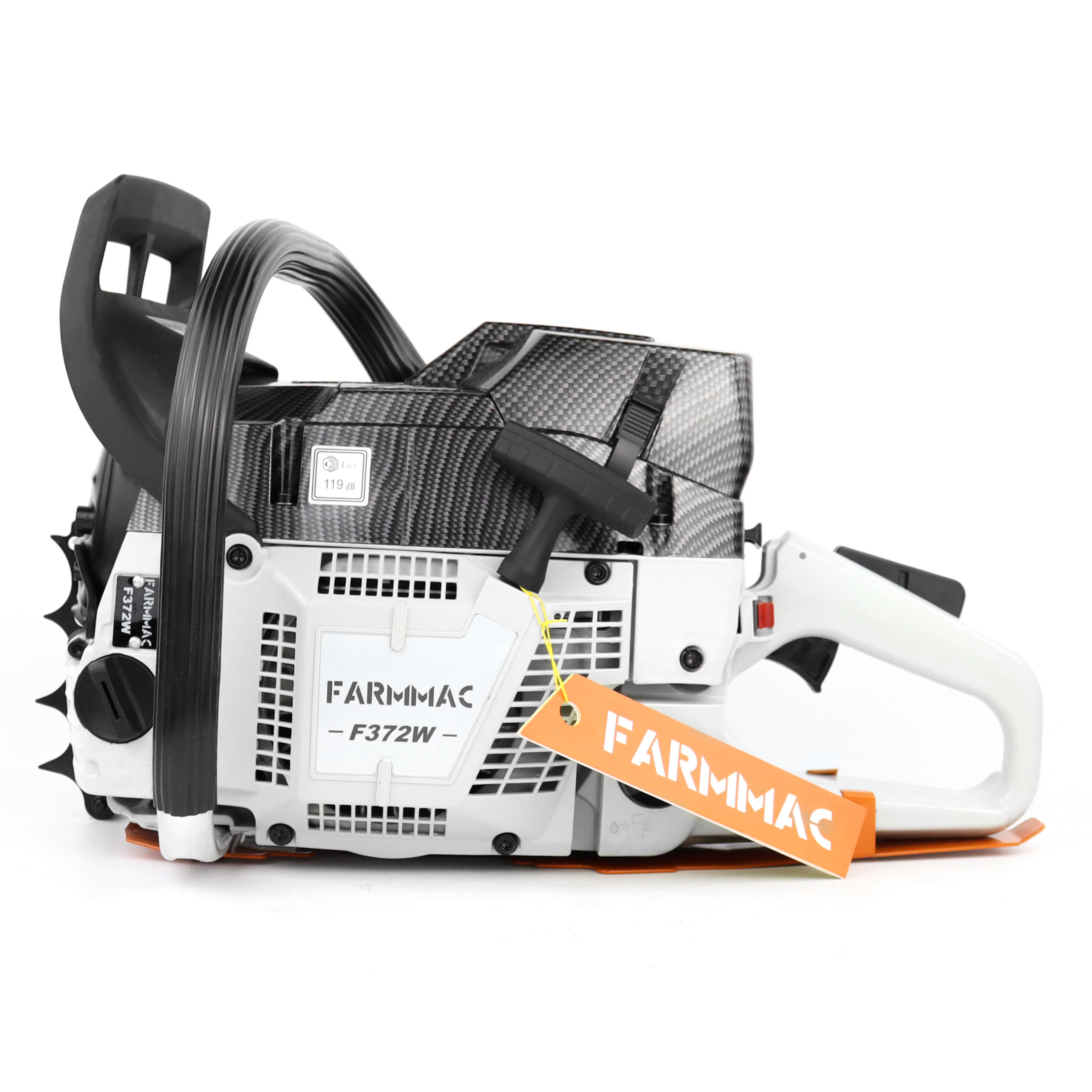 FARMMAC Gas Chainsaw F372W 71cc logging chainsaw with anti-vibration handle