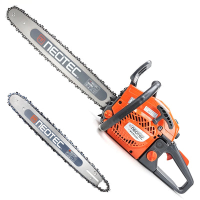 NEOTEC NCS6200 ProSeries Chainsaw 20" 22" Forestry Bar with Auto-Oiler System