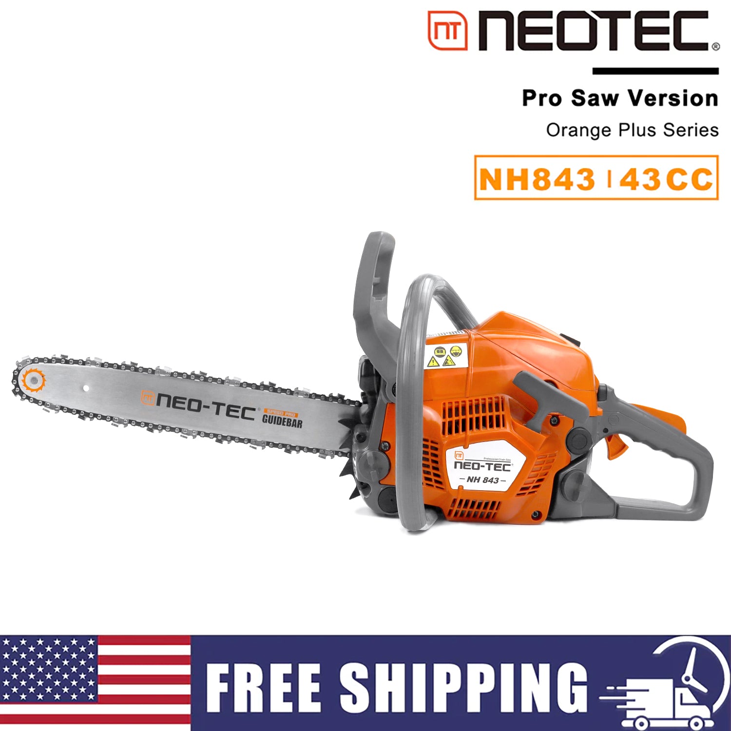 NEOTEC Gas Chainsaw NH843 From US Fre Shipping