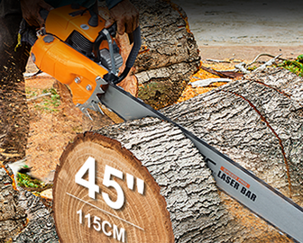 45Inch/115cm Max Cutting Range