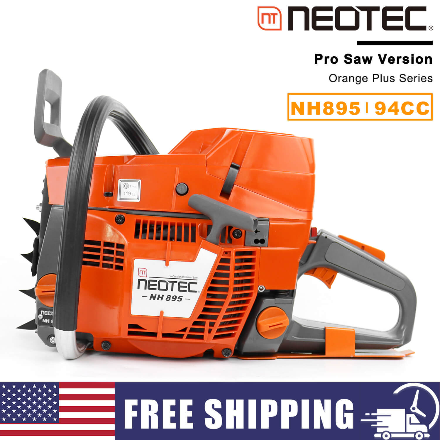 Neo-tec Chiansaw NH895 95 94cc 24 28 36 42in Gas Chainsaw U.S. STOCK ...