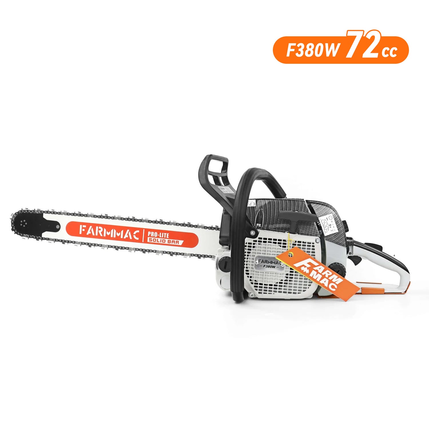 FARMMAC Gas Chainsaw F380W best 72cc gas chainsaw for farm fencing