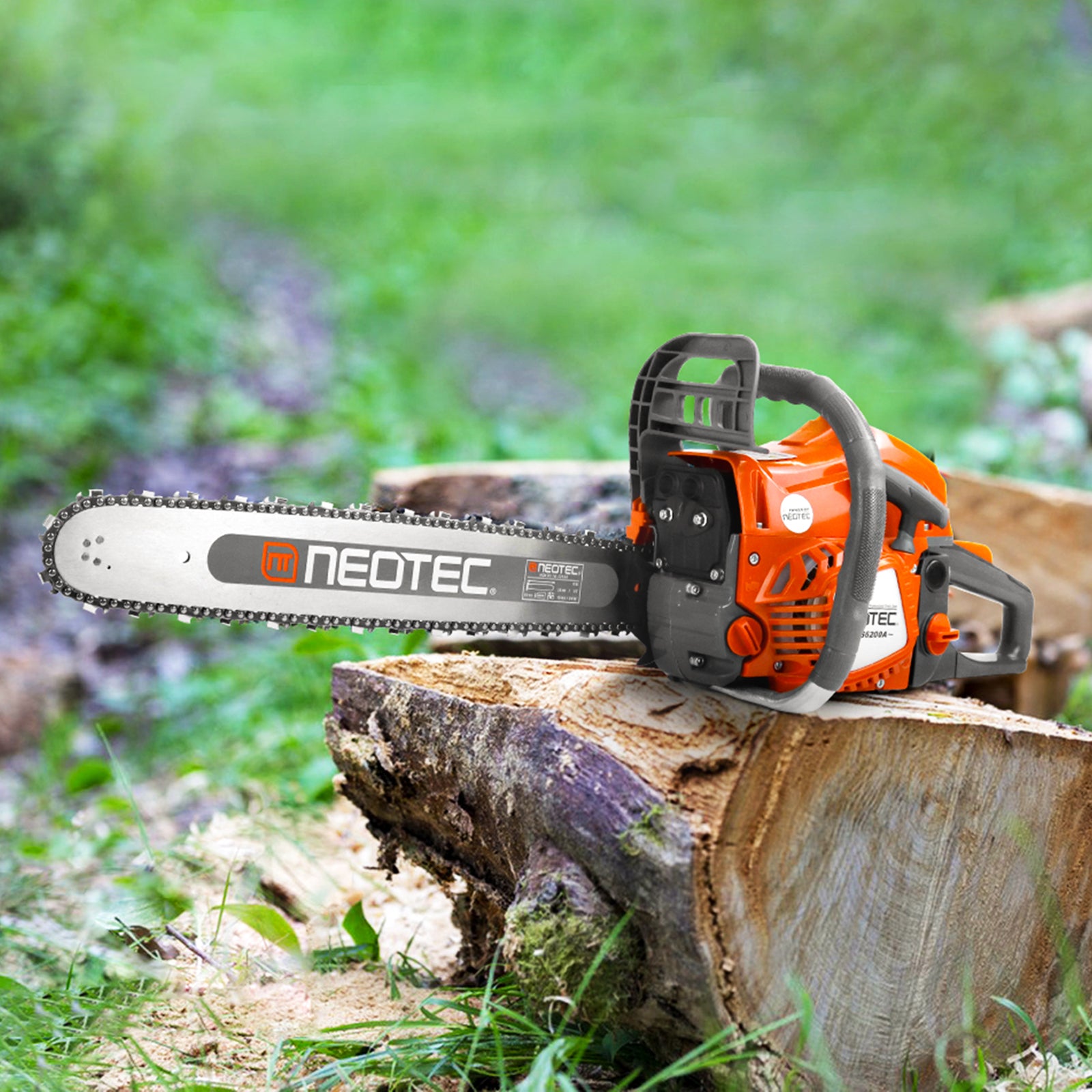 テック Commercial-Grade 62CC Gas Chainsaw - 20