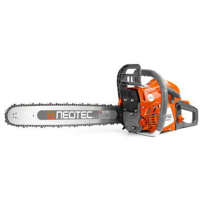 NEOTEC NCS6200A Gas Chainsaw with 18" & 22" Guide Bar, Easy Start, Effortless Cutting