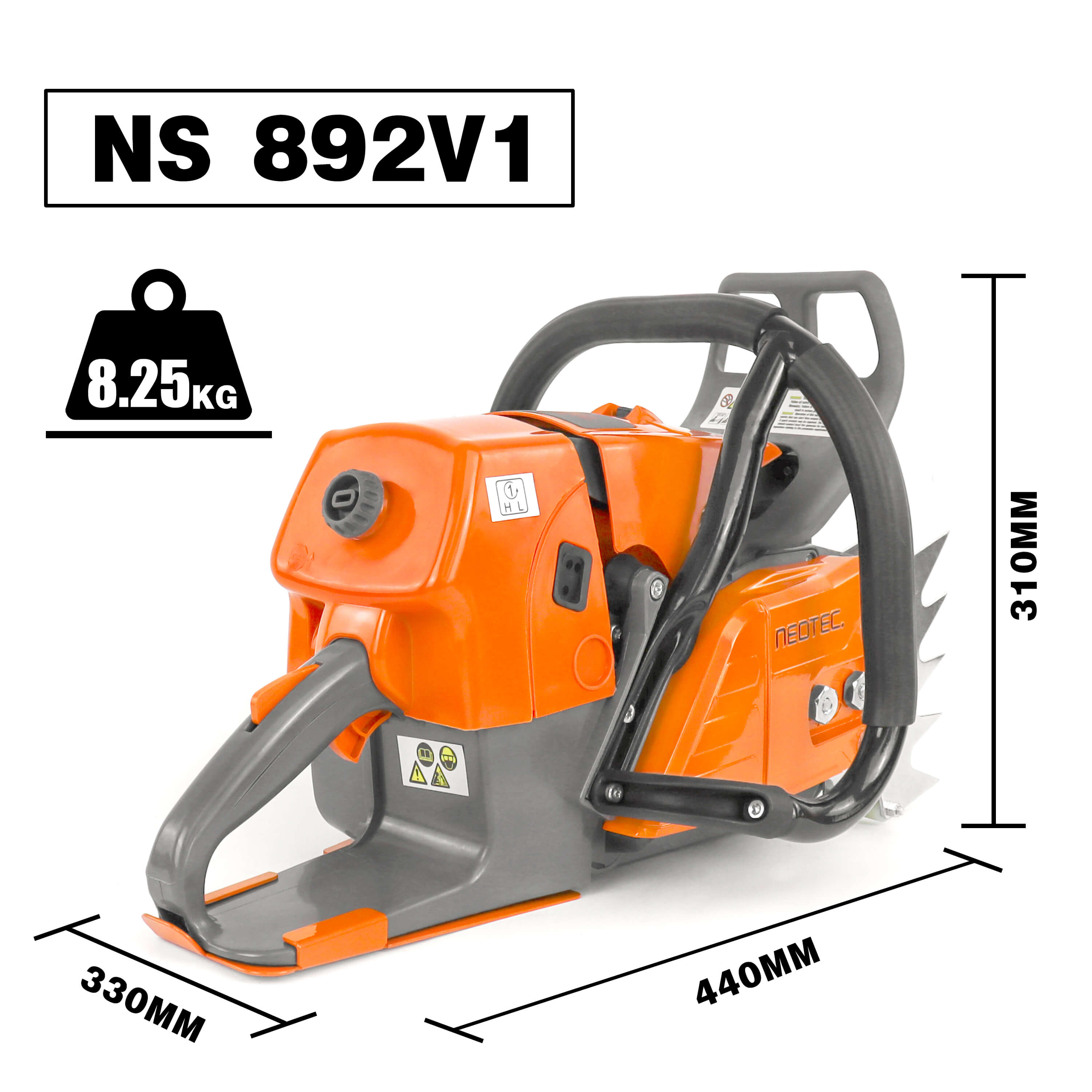 Neo-tec Chainsaw NS892V 92cc 42 36in 25 36 42 inch Gas Chainsaw U.S. STOCK - NEOTEC CHAINSAW 