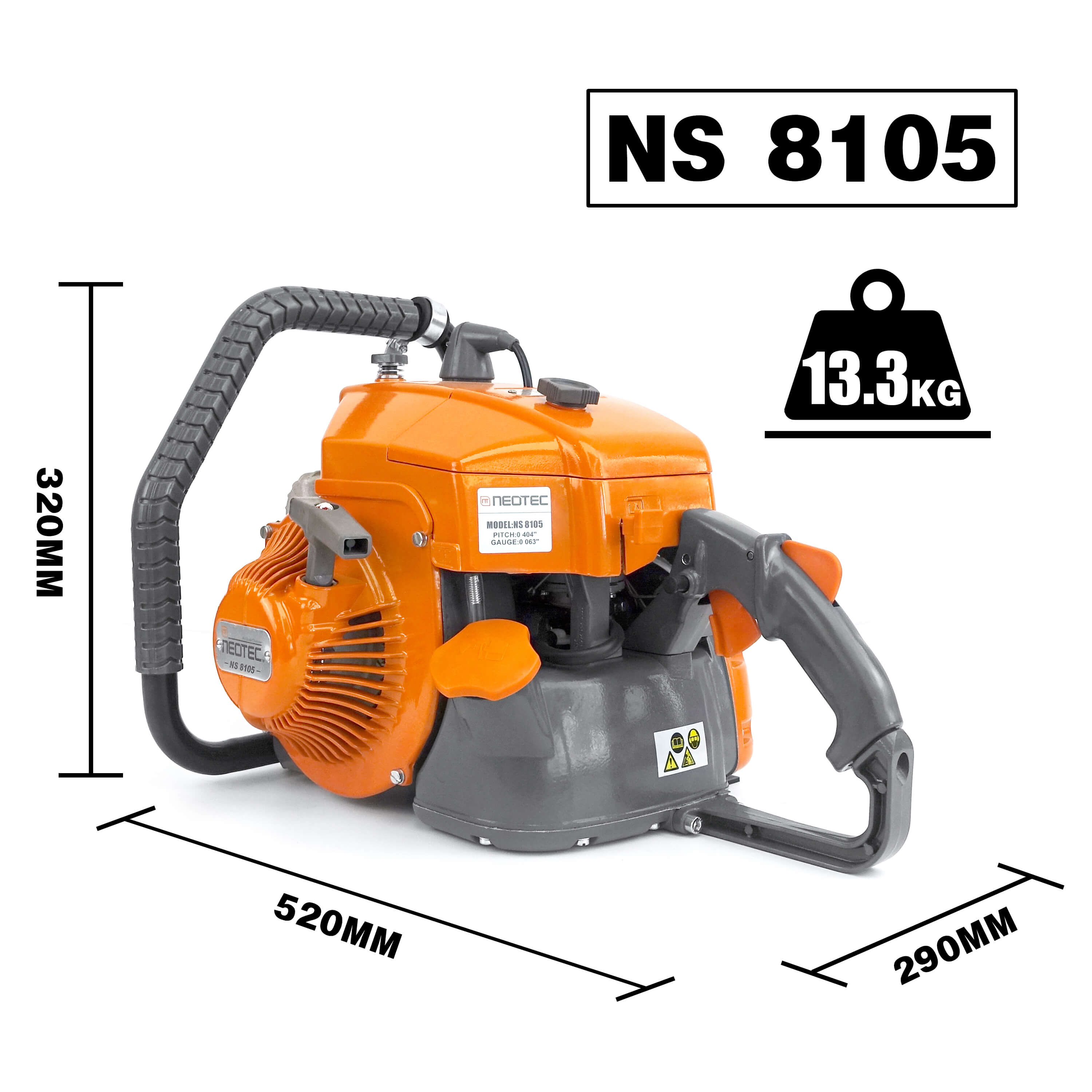 Neo-tec Chainsaw NS8105 100cc 105cc 36in 42 36 inch Best Gas Chainsaw