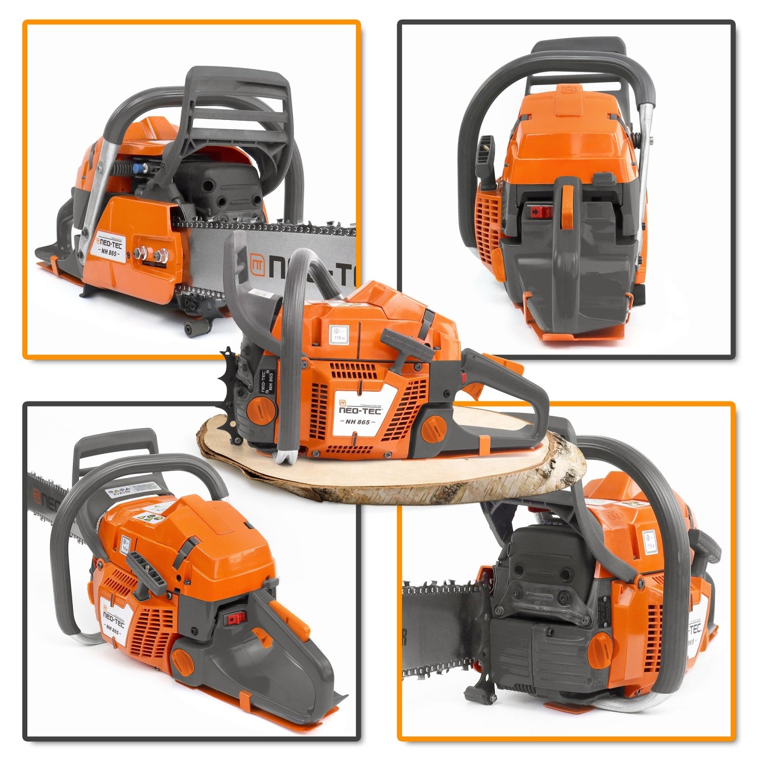 Neo-tec Chainsaw NH865 65cc 24in 22 20 inch Best Faemtech Gas Chainsaws U.S. STOCK - NEOTEC CHAINSAW 