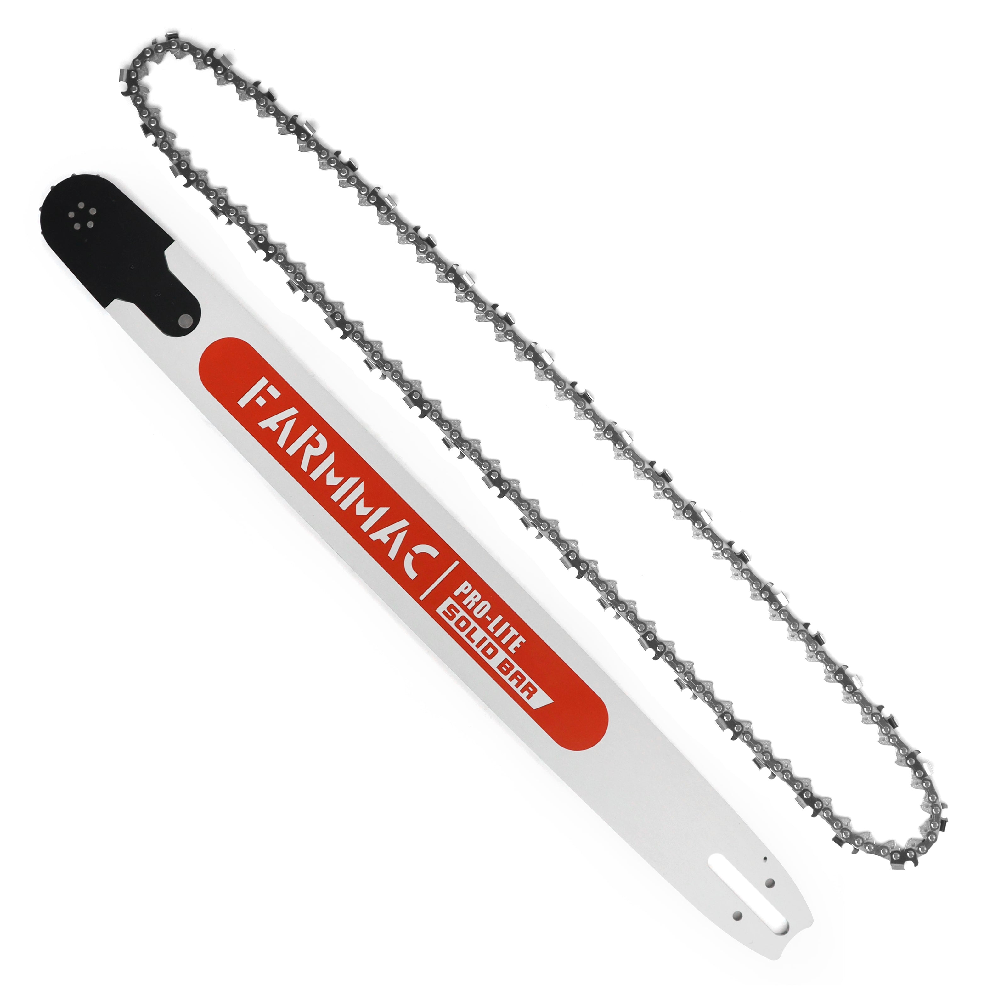 FARMMAC Chainsaw Bar and Chain Combo 3/8 Pitch 0.058 Guage 24 28 36in U.S. STOCK - NEOTEC CHAINSAW 